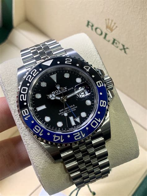 retail price rolex gmt master ii batman|rolex batman retail price.